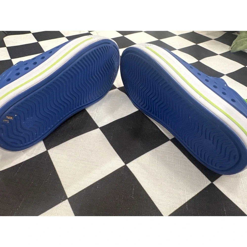 Skechers Kids Boys Blue Clogs Size 8 Lightweight Comfort Shoes Sneakers stepz